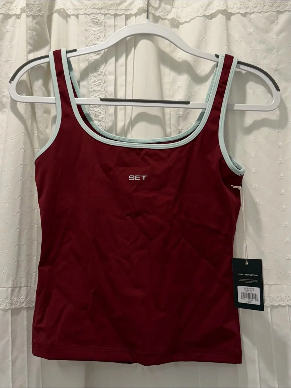 SET Active Sportbody Sporty Scoop Tank in Vista - Picture 4 of 8